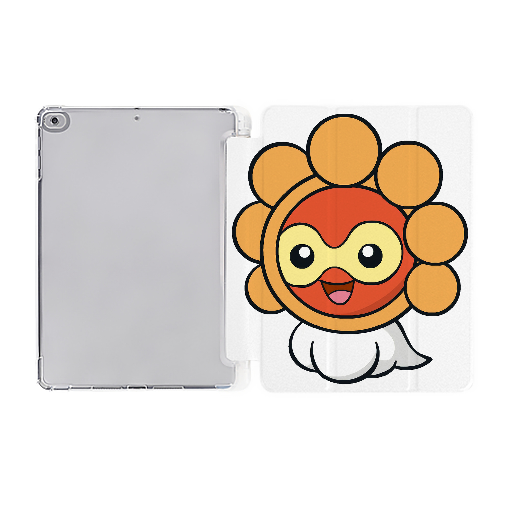 （画像用） ポケットモンスター Pokémon IPad ケース ペン収納付き 三つ折りスタンド PUレザー×シリコン 対応機種9.5/10.5/10.9インチ